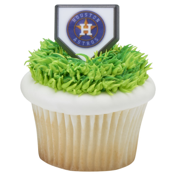 MLB® Home Plate Team Logo Cupcake Rings