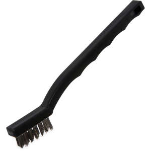 Carlisle, Flo-Pac®, 1.7in, Utility Brush with Crimped Bristles, Steel Bristles, Black