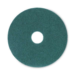 Boardwalk,  Heavy-Duty Scrubbing Round Floor Pad, 16", Green