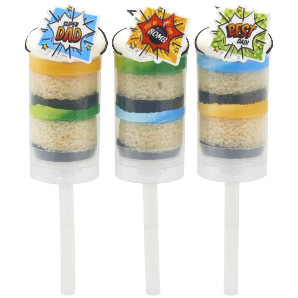 Super Dad Assortment Cupcake Rings
