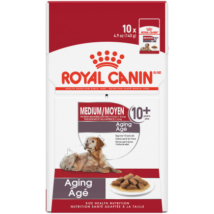 Royal Canin Size Health Nutrition Medium Aging 10+ Pouch Dog Food