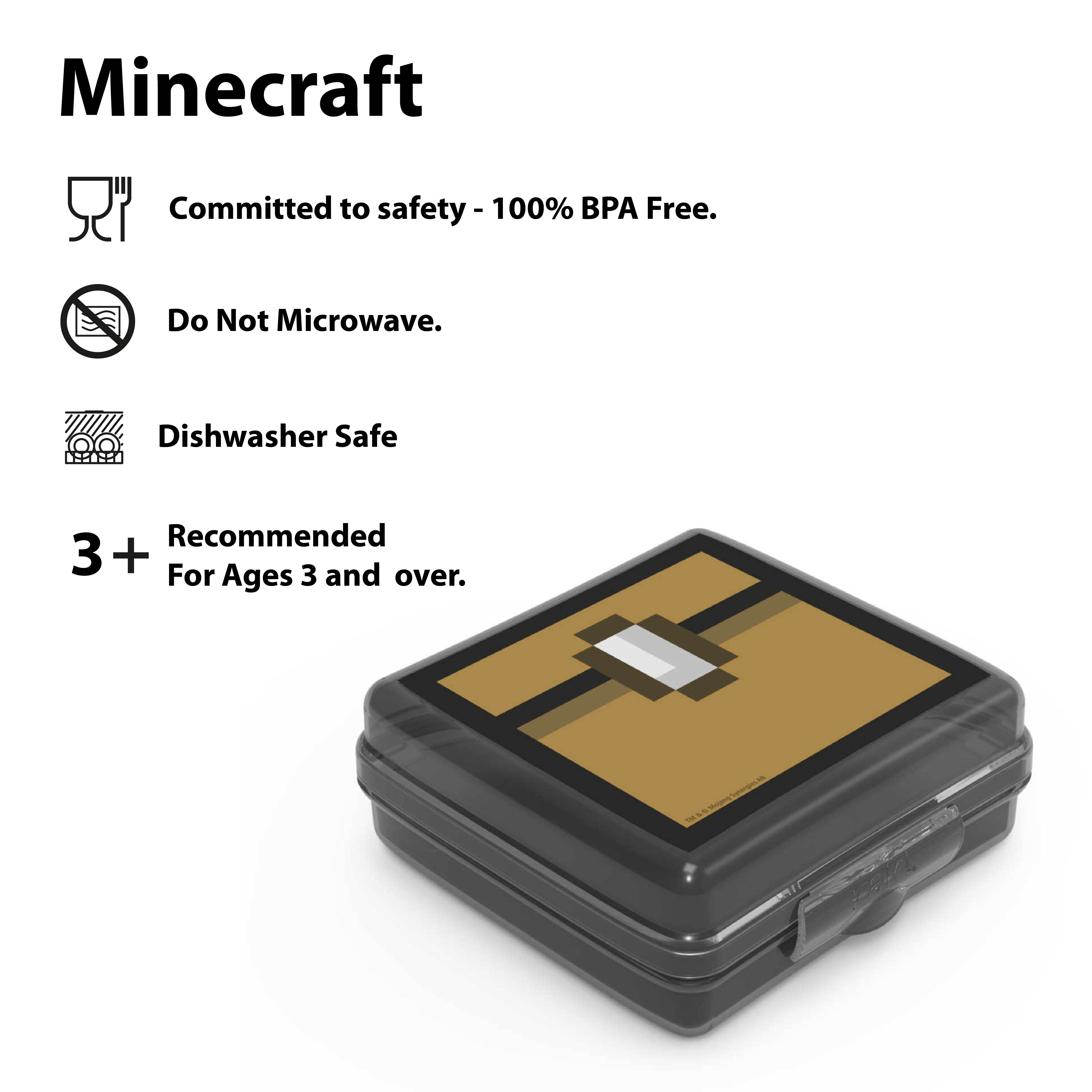 Minecraft Kid’s Lunch Set, Steve and Alex, 2-piece set