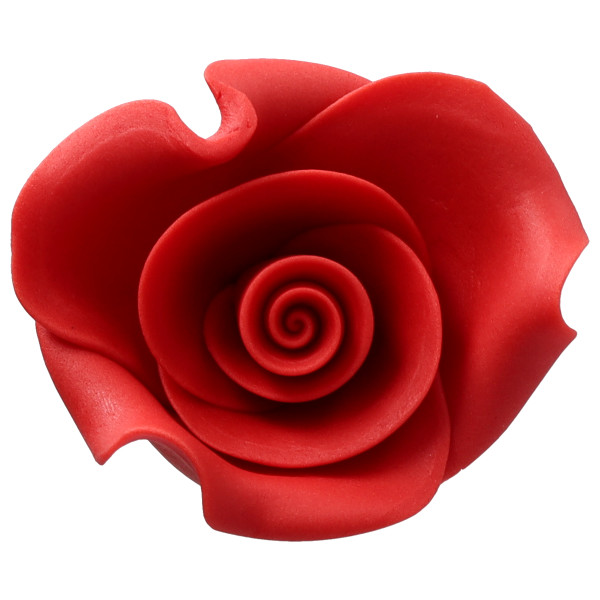 Red 2" Rose Made Simply™ SugarSoft® Premium Edible Decorations