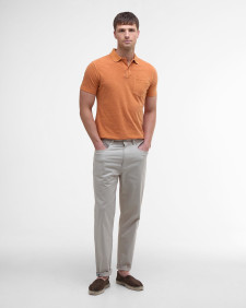 Pigment Dye Slub Polo Shirt Sunset Haze