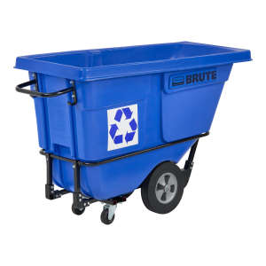 Rubbermaid Commercial, BRUTE® Standard Duty, Tilt Truck, 13.5 cu ft, Blue