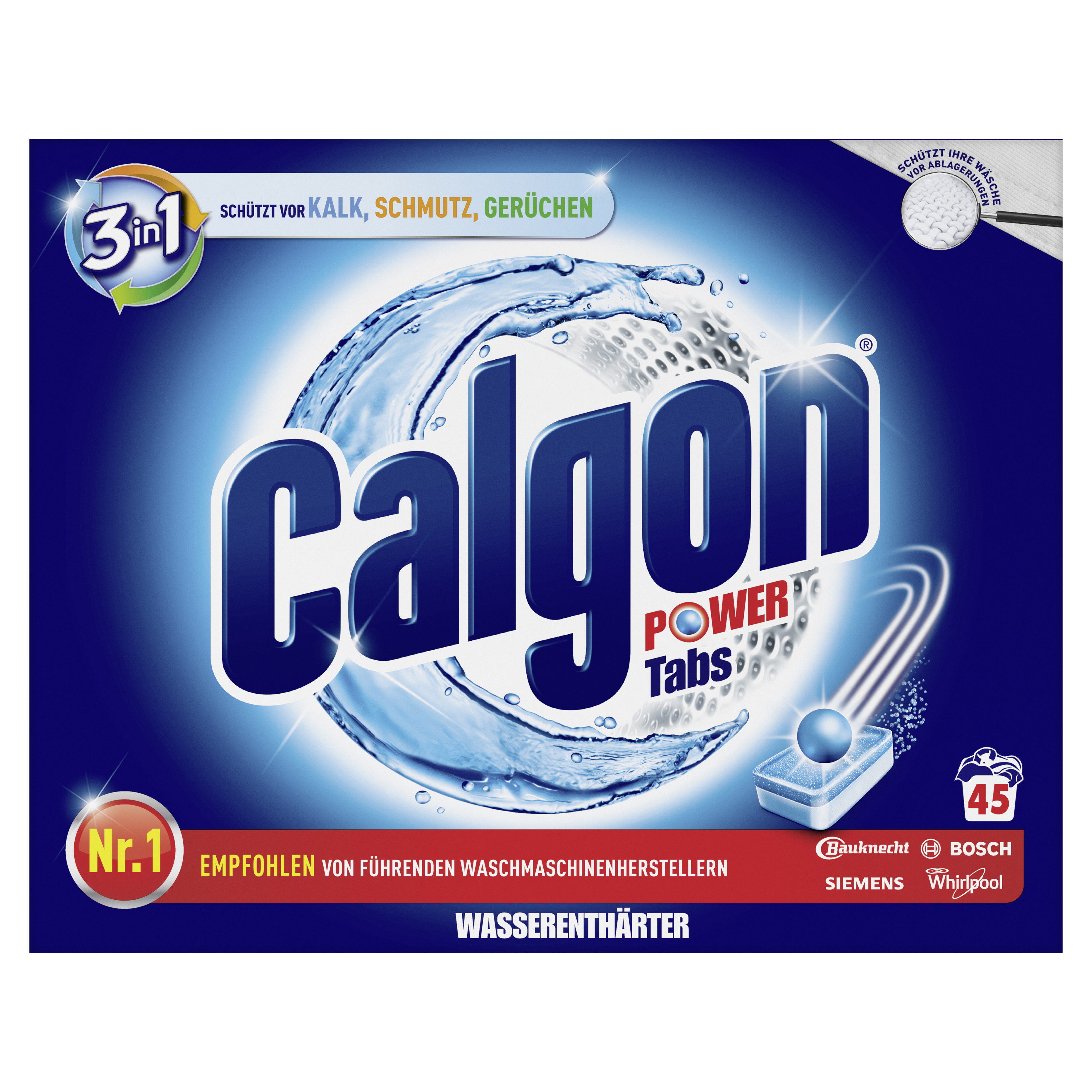 Calgon 3in1 Power Tabs 45er