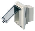 InBoxâ„¢ Weatherproof Box UV Rated Plastic Vertical 1 Gang Rectangle White 7.18 H x 4.93 W x 1-1/2 in. D
