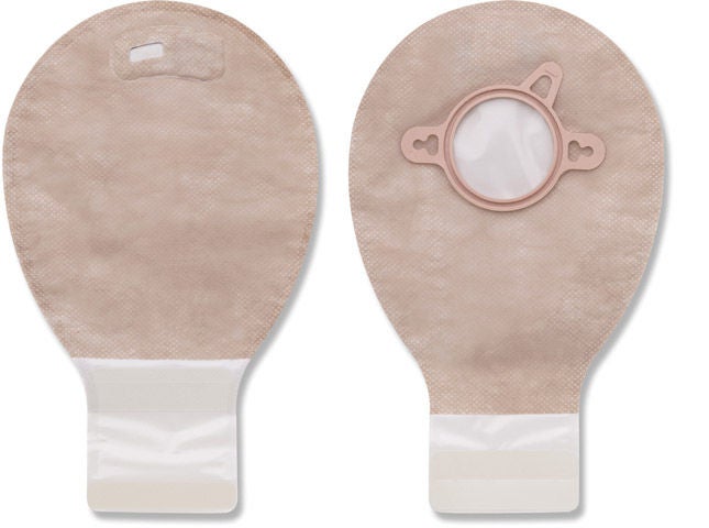 New Image™ 18294 Two-Piece Transparent Ostomy Pouch, Pre-cut to Fit 70 mm, Blue