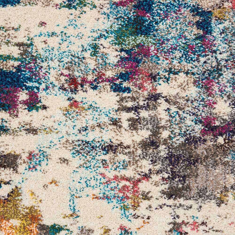 Nourison Celestial 7'10" x 10'6" Pink Multicolor Modern Indoor Rug