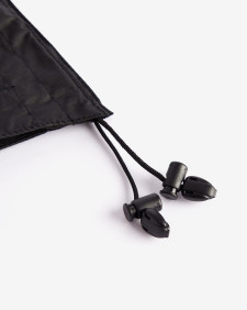 Lightweight Waxed Hood Classic Black