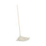 Boardwalk, Deck Cotton Cut-End Wet Mop Head with 1" Headband, #16, White