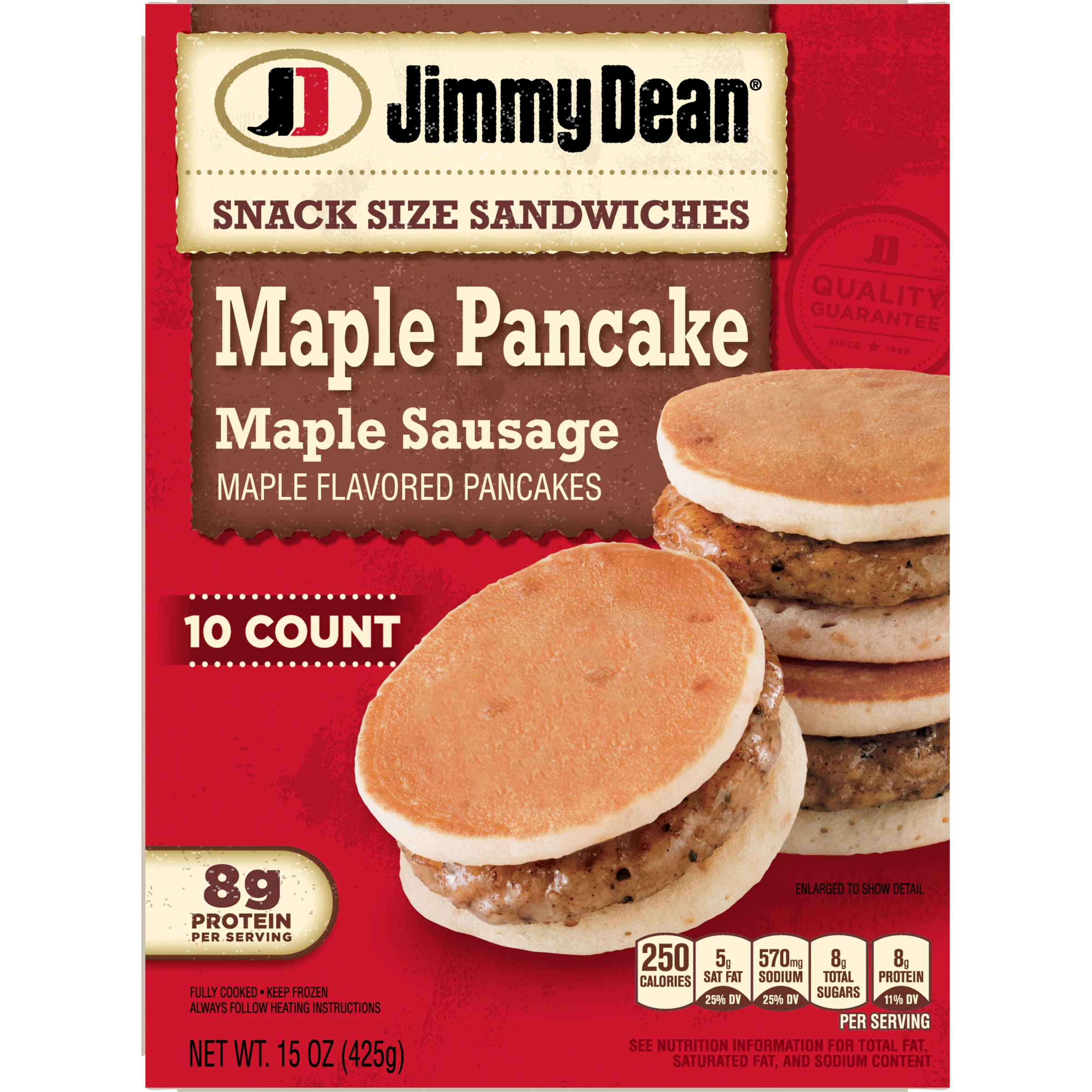 Maple Pancake & Sausage Snack Size Sandwiches