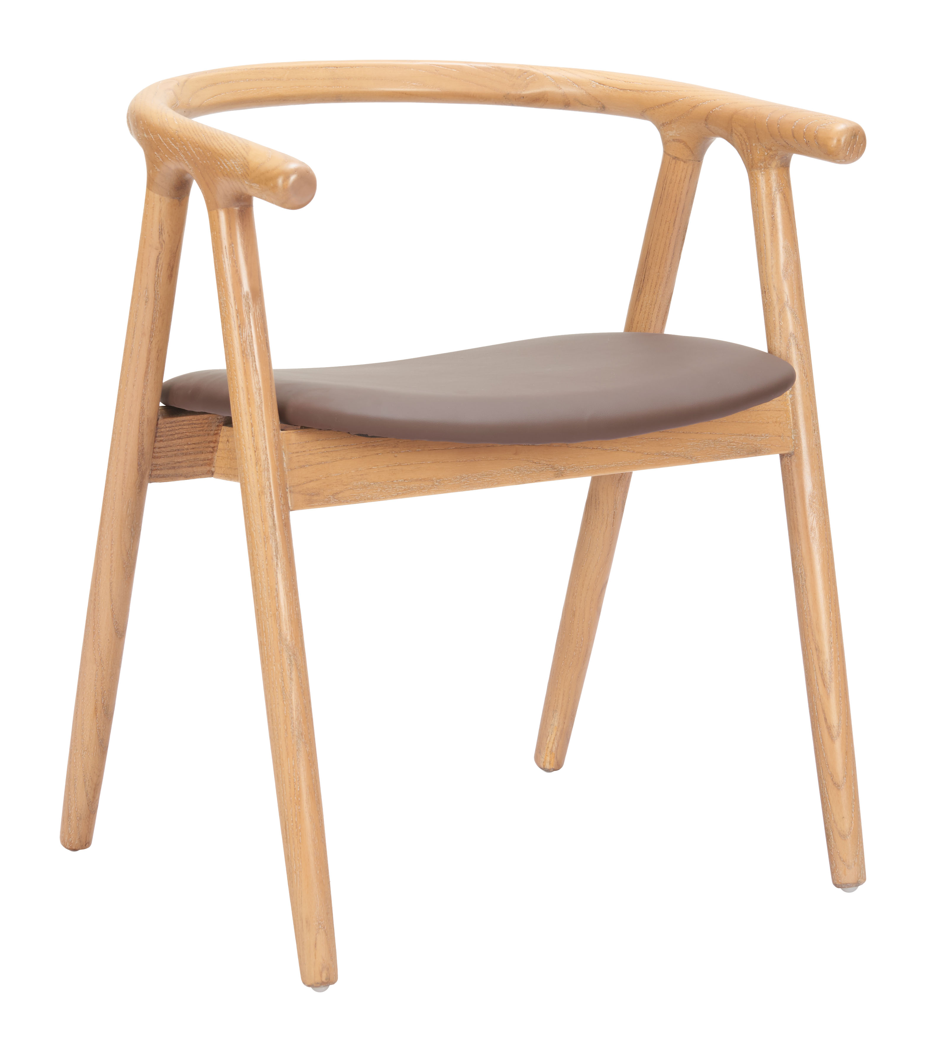 Peker Dining Chair (Set of 2) Brown & Natural product image