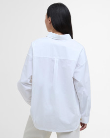 Edith Oversized Long-Sleeved Shirt White