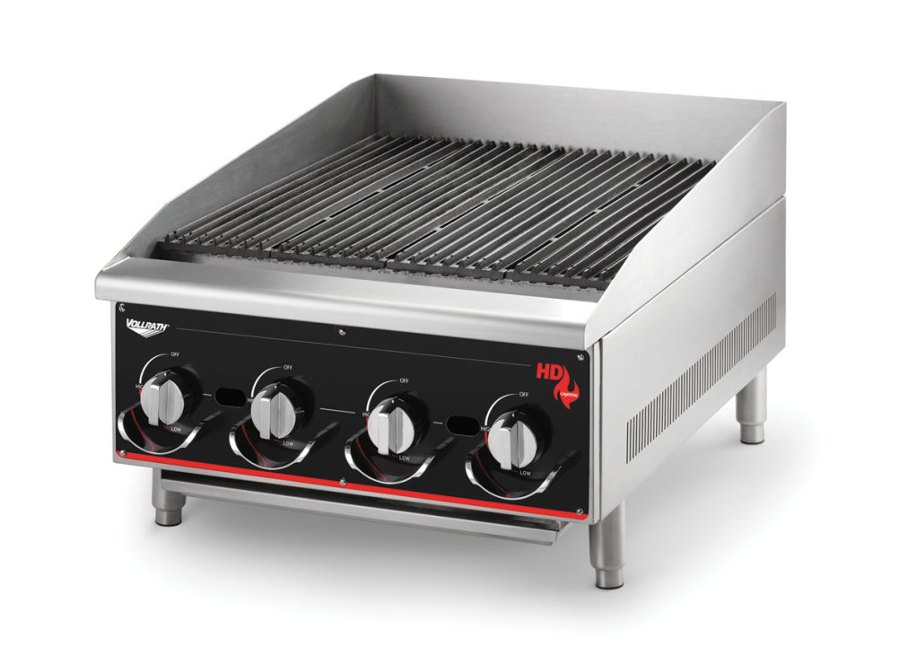 24-inch Cayenne® heavy-duty radiant / lava rock charbroiler