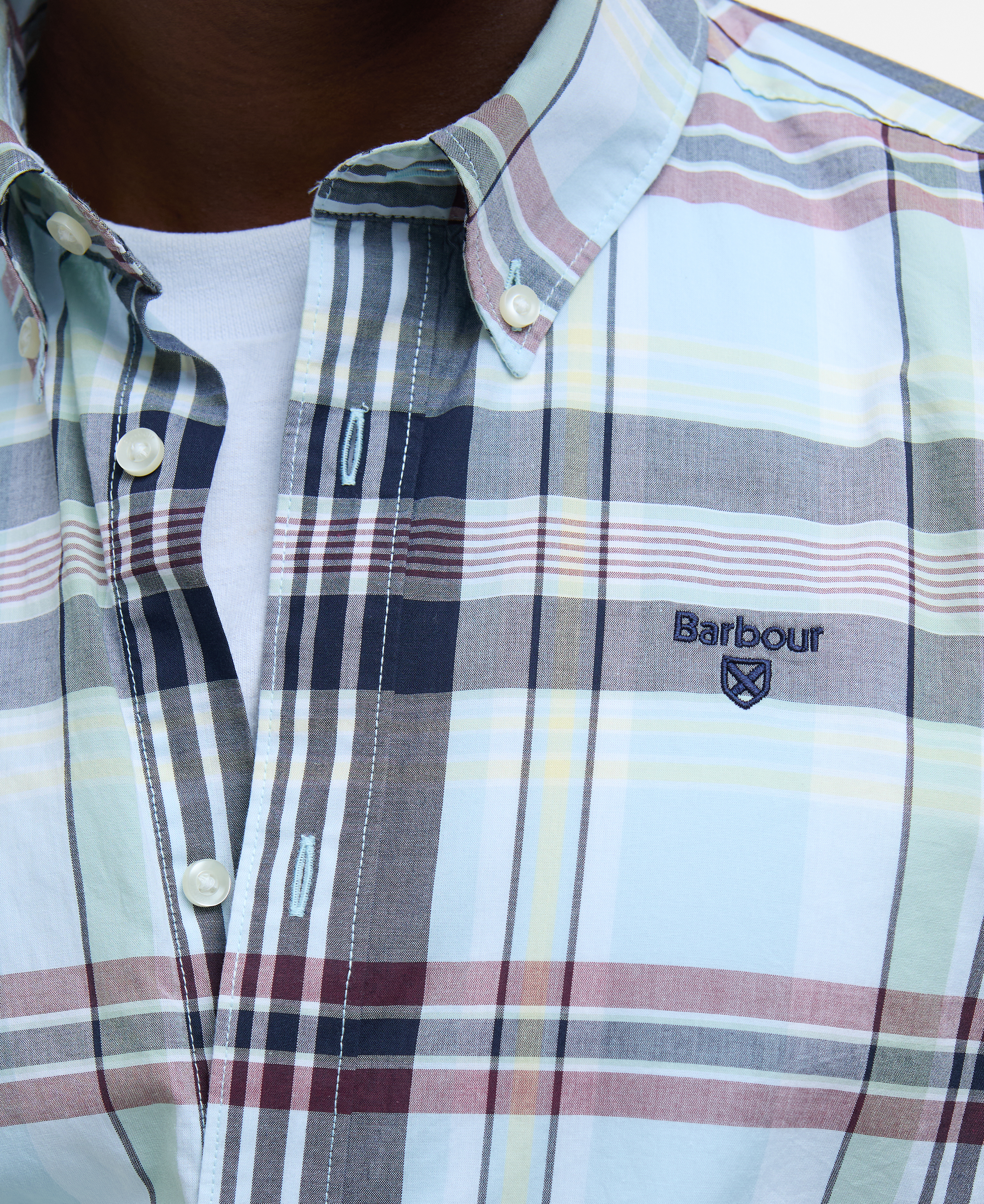 Camicia a quadri Gabe a maniche lunghe leggermente aderente image number 4