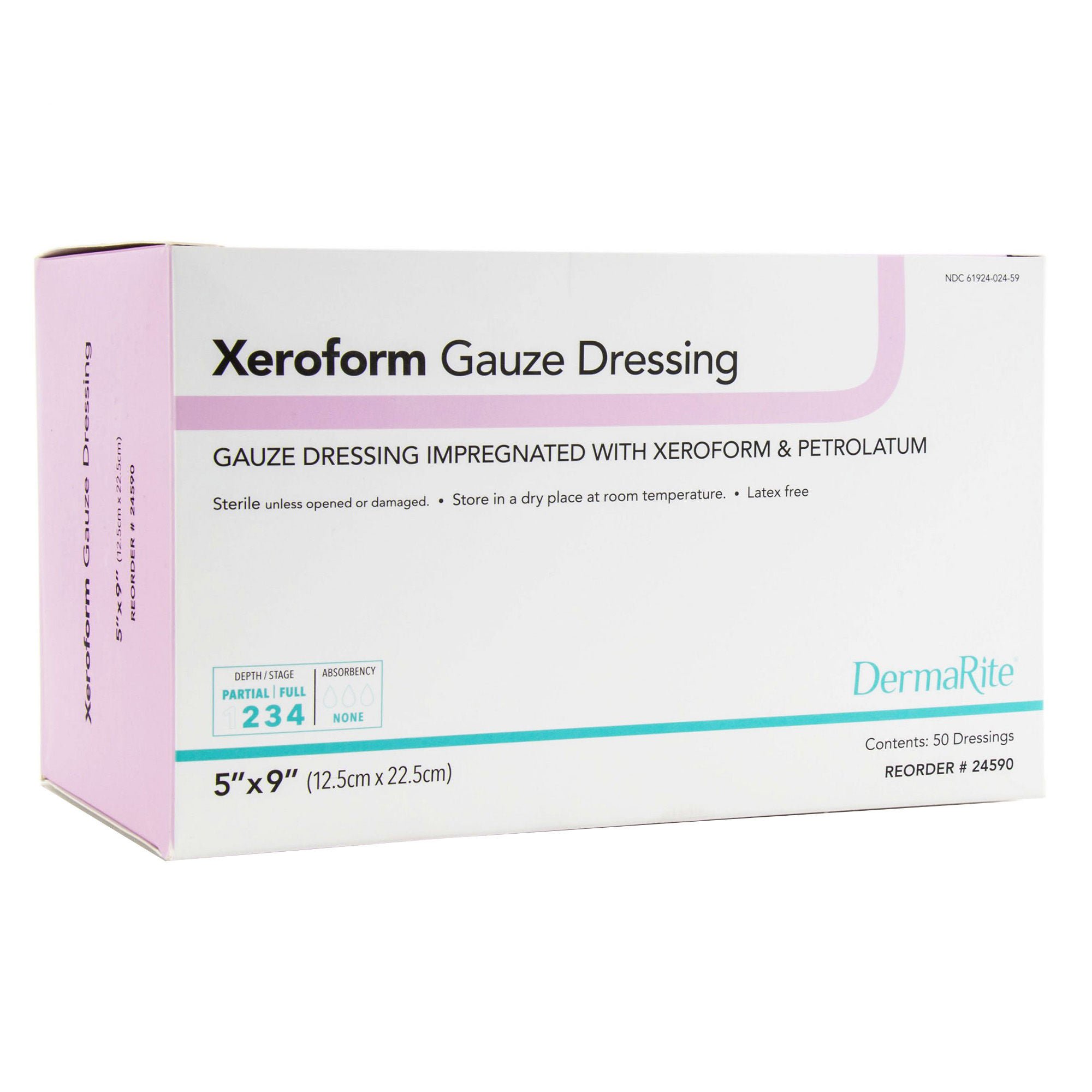Xeroform™ Petrolatum Impregnated Dressing, 5 x 9 Inch