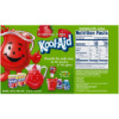 Kool-Aid Jammers Strawberry Kiwi Drink, 10 ct Box, 6 fl oz Pouches