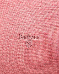 Pima Cotton Crew Neck Jumper Pink Clay