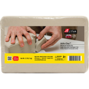Activ-Clay&trade; Air-Dry Clay, Natural White, 2.2 lb