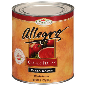 Allegro Classic Italian Pizza Sauce, 105 oz. Can (Pack of 6) image
