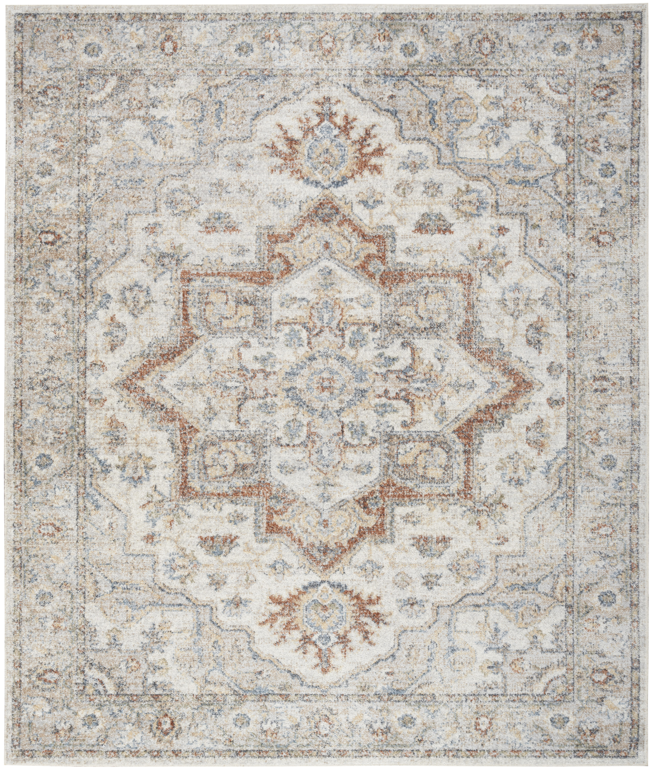 94.00" x 120.00" x .25" Astra Machine Washable Turkey N1836