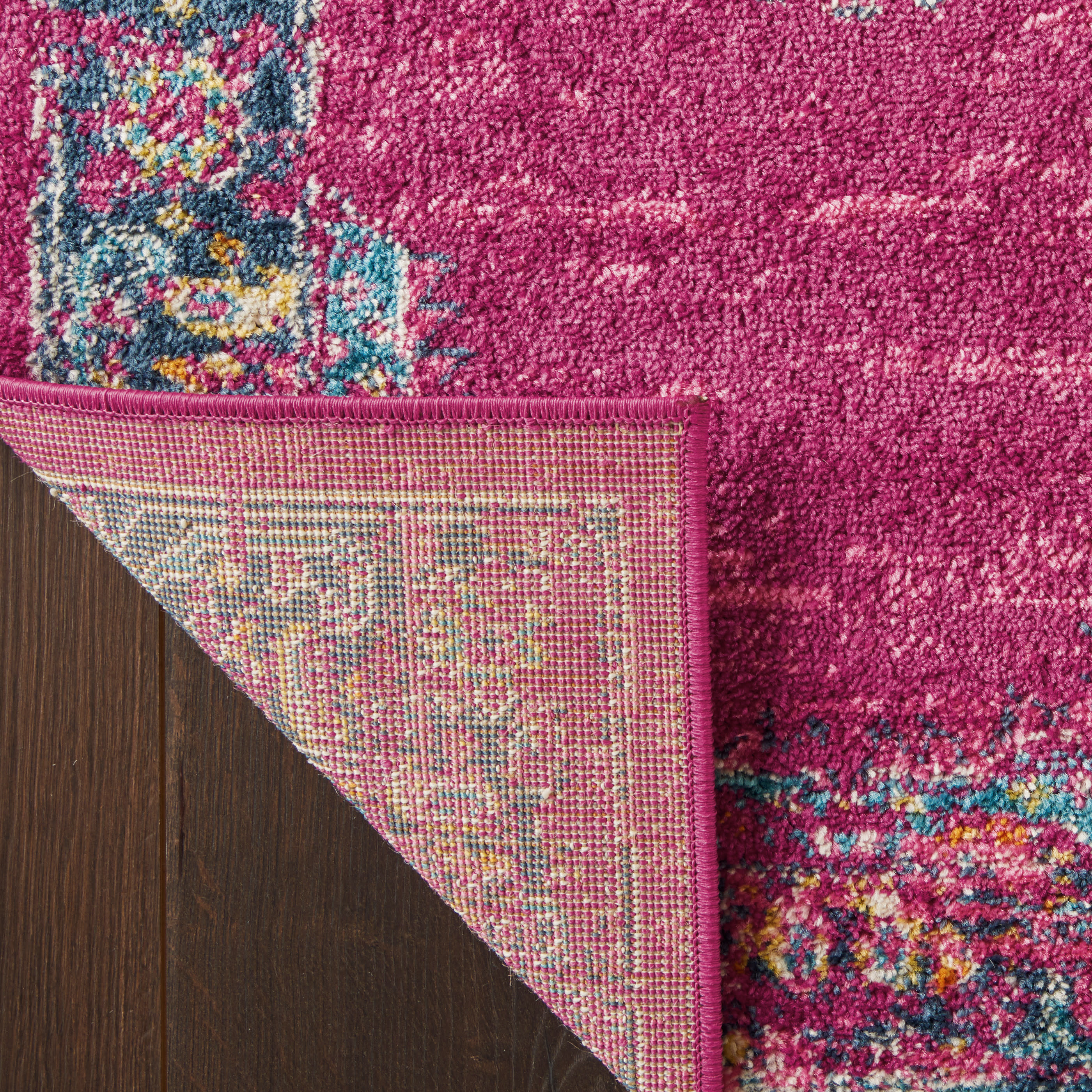 Nourison Passion 2'2" x 10' Fuchsia Bohemian Indoor Rug