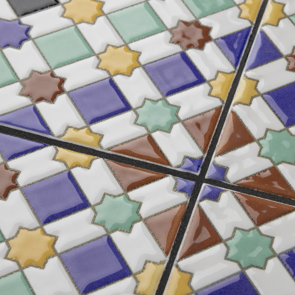 Sevillano Giralda 7-7/8 in. x 7-7/8 in. Ceramic Wall Tile