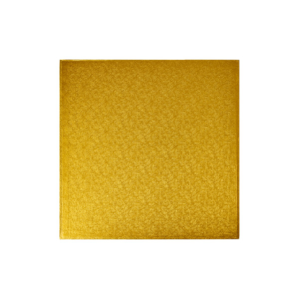 14" Square Gold Foil Cake Board
