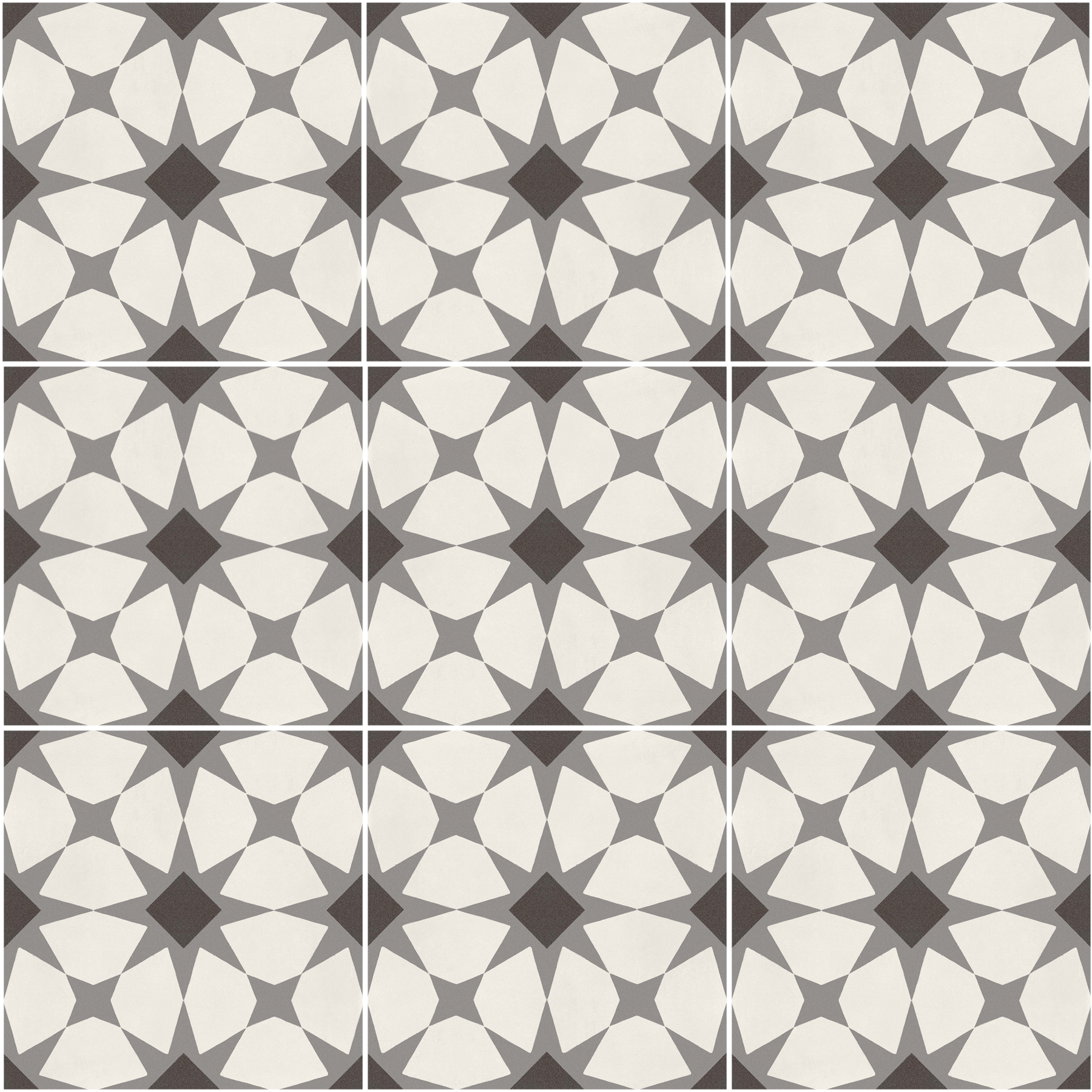 D_Segni Chalk/Midnight/Shadow/Smoke Blend 8x8 Starlit Decorative Tile ...