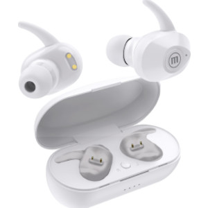 Mini True Wireless Earfin Style Earbuds, White