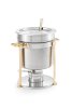 7.25-quart (6.9L) Soup Marmite with Classic Brass Trim