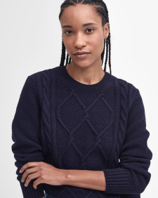 Burne Argyle Crew Neck Jumper 