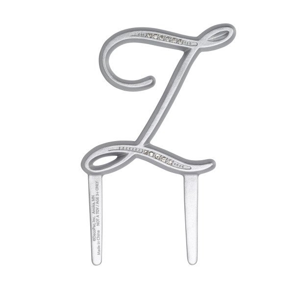 2.5" Z Diamond Letter Monogram