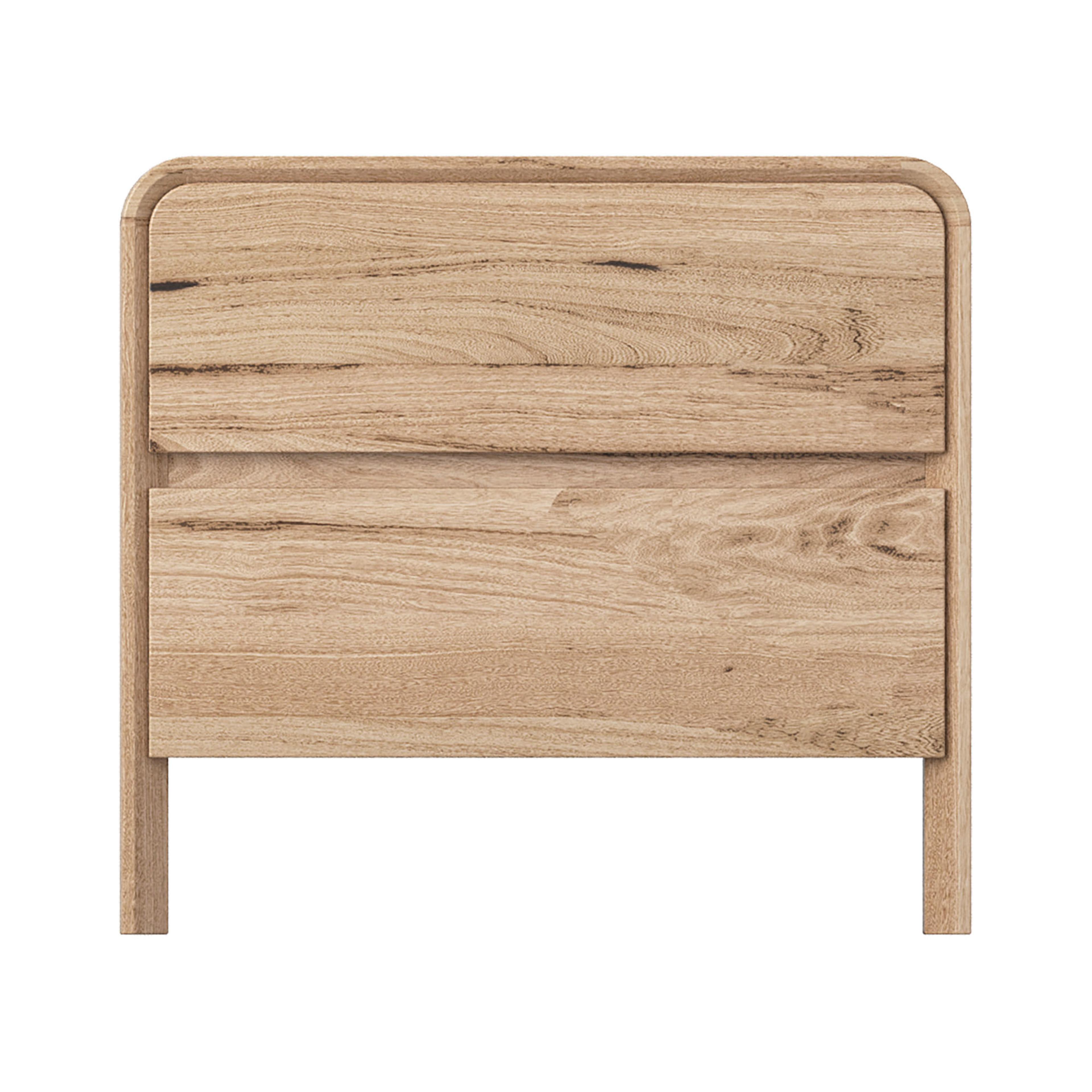 Product image of the  Lena Bedside Table (2 Drawer), Natural from Forty Winks
