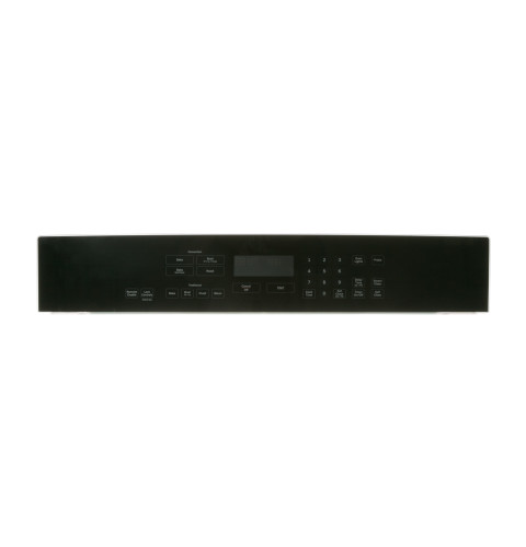 Range control panel glass assembly