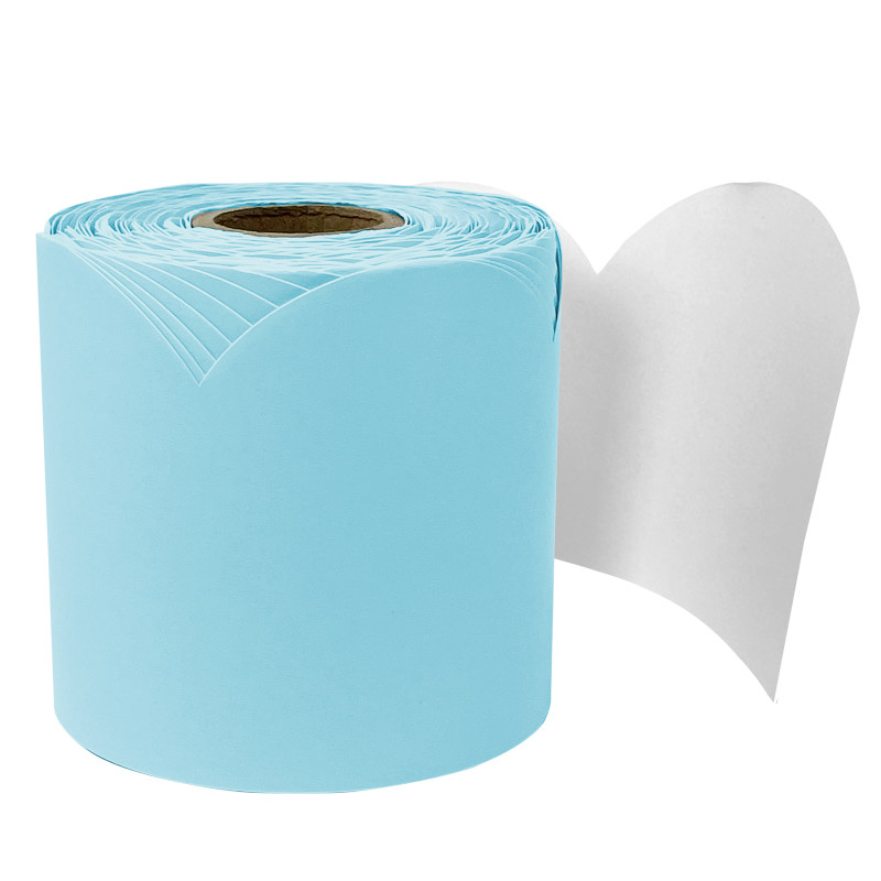 Rolled Scalloped Bulletin Board Border, Sky Blue, 65 Feet