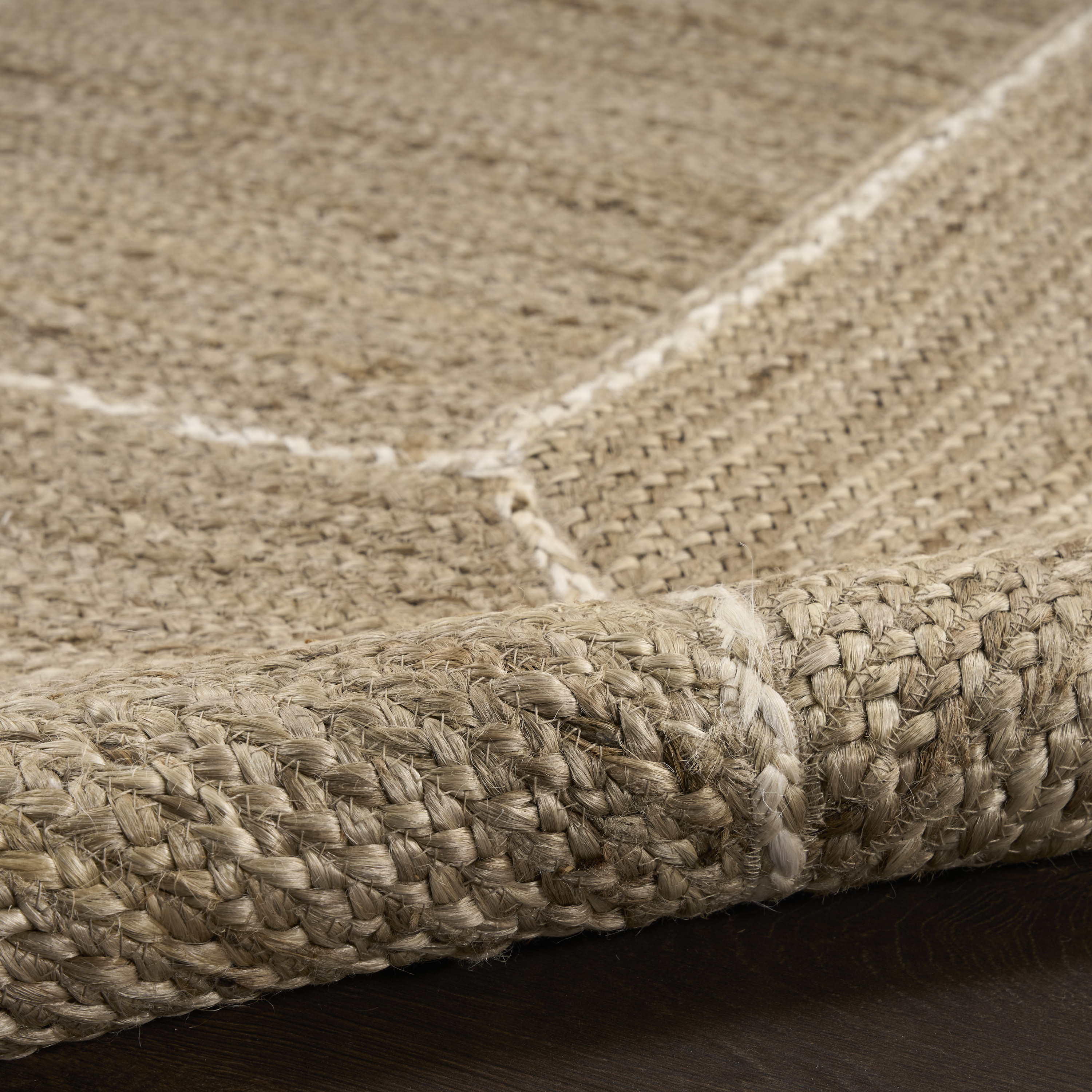 Nourison Terrazzo Jute 2' x 3' Natural Grey Farmhouse Indoor Rug