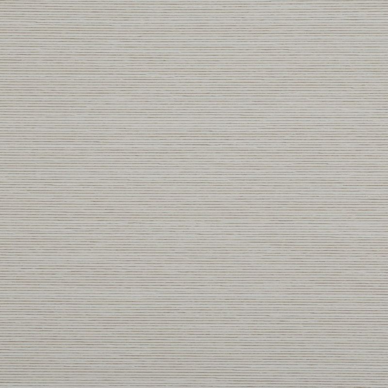 Beige horizontal pleated shade spanning the frame, fully closed; thin parallel ridges form a textured surface; close-up view of a neutral, evenly lit interior window covering.