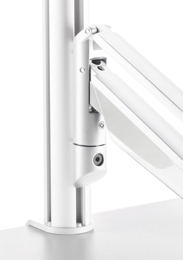 Mount a CLU monitor Arm on a Novus MY or TSS column.