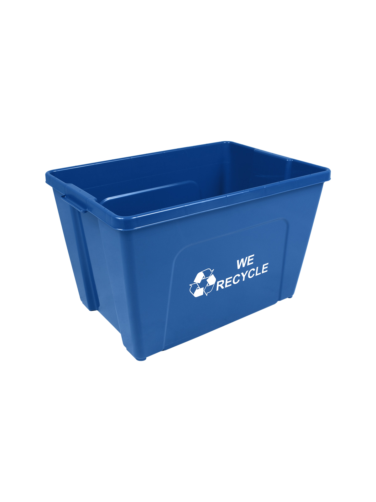 CURBSIDE – Body – True 18 – Mobius Loop-We Recycle 2 Sides – Busch Blue