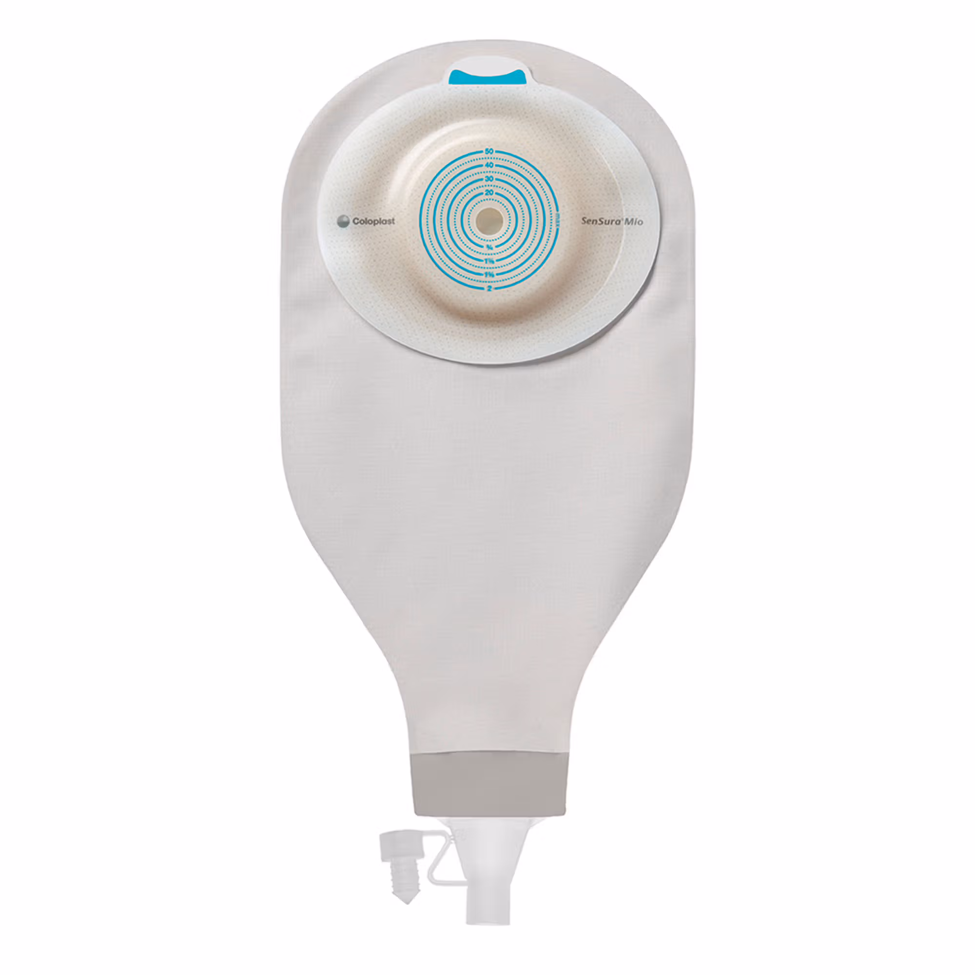 SenSura® Mio High Output 1-Piece Transparent Ostomy Pouch, 10 – 50 mm Stomas