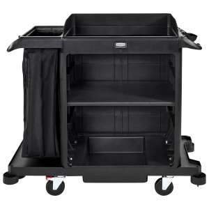 Rubbermaid Commercial, Housekeeping Cart, Compact Size, Black