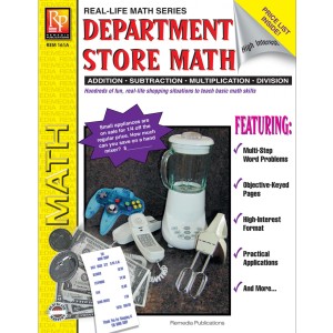 Department Store Math Activity Book, Grades 4-8