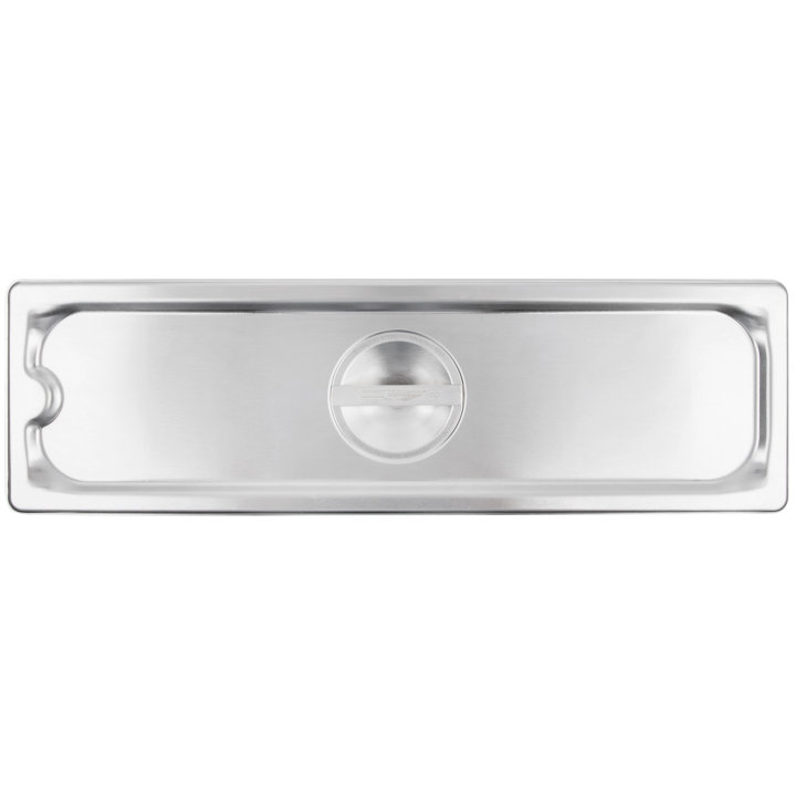 Half-long-size Super Pan 3® solid stainless steel cover