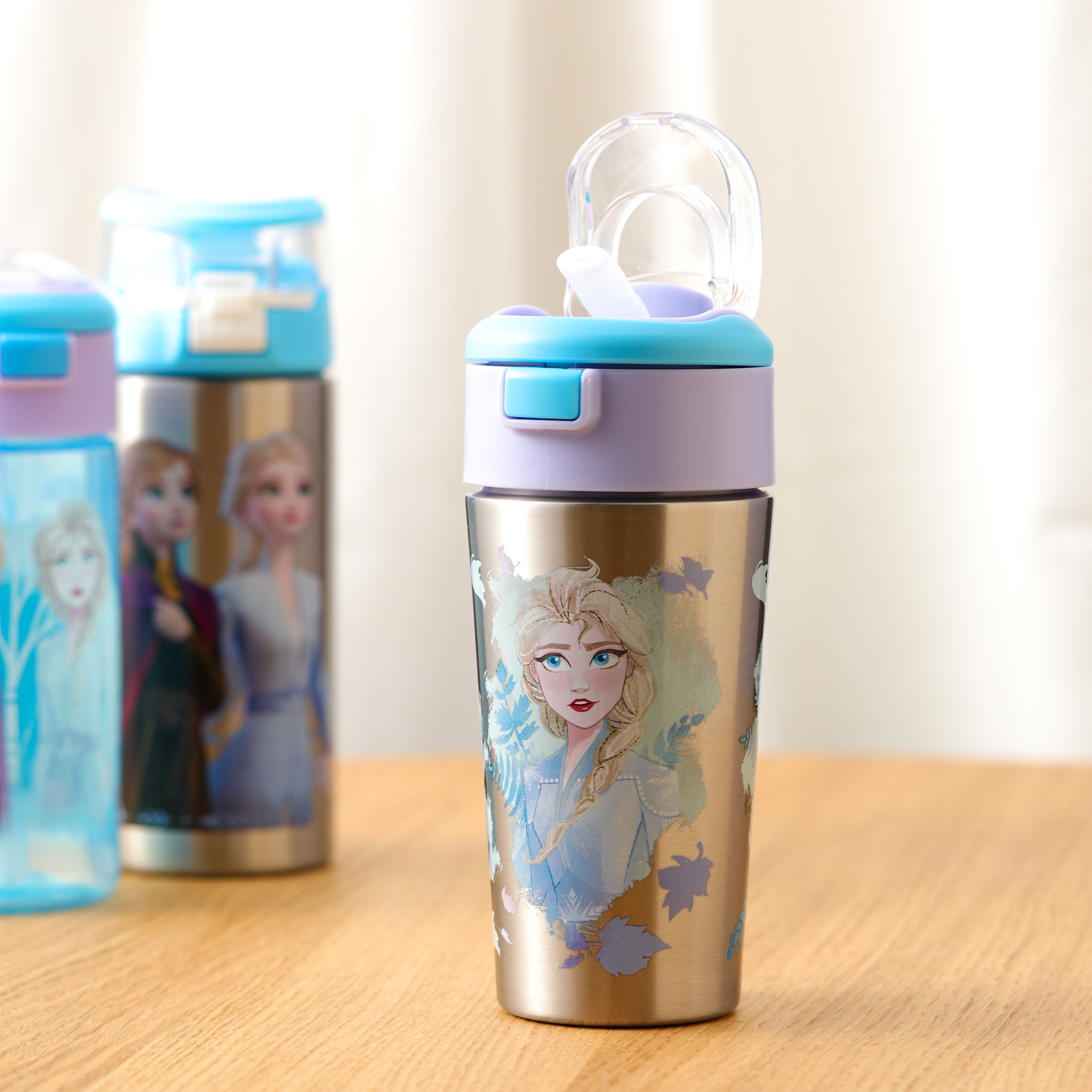 Disney Frozen 2 Movie 12 ounce Vacuum Insulated Reusable Stainless Steel Water Bottle, Anna, Elsa & Olaf slideshow image 2 Disney Frozen 2 Movie 12 ounce Vacuum Insulated Reusable Stainless Steel Water Bottle, Anna, Elsa & Olaf slideshow image 2