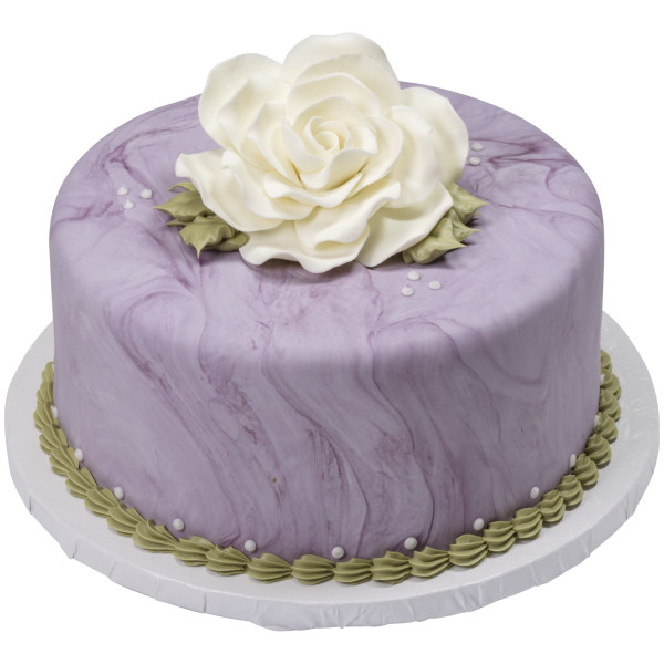 Ivory Rose - Red 3 Free Gum Paste Flowers