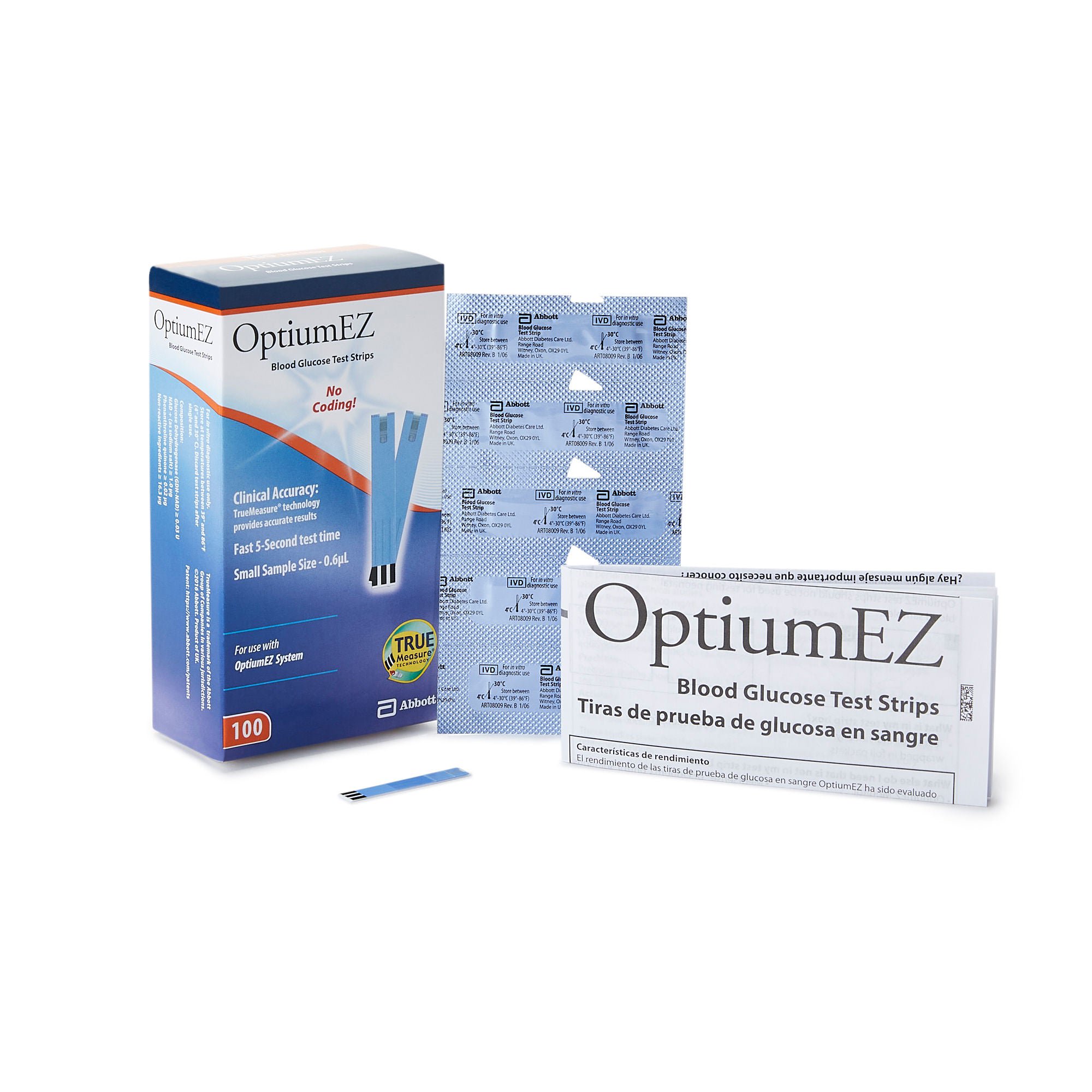 Optium EZ® Blood Glucose Test Strips