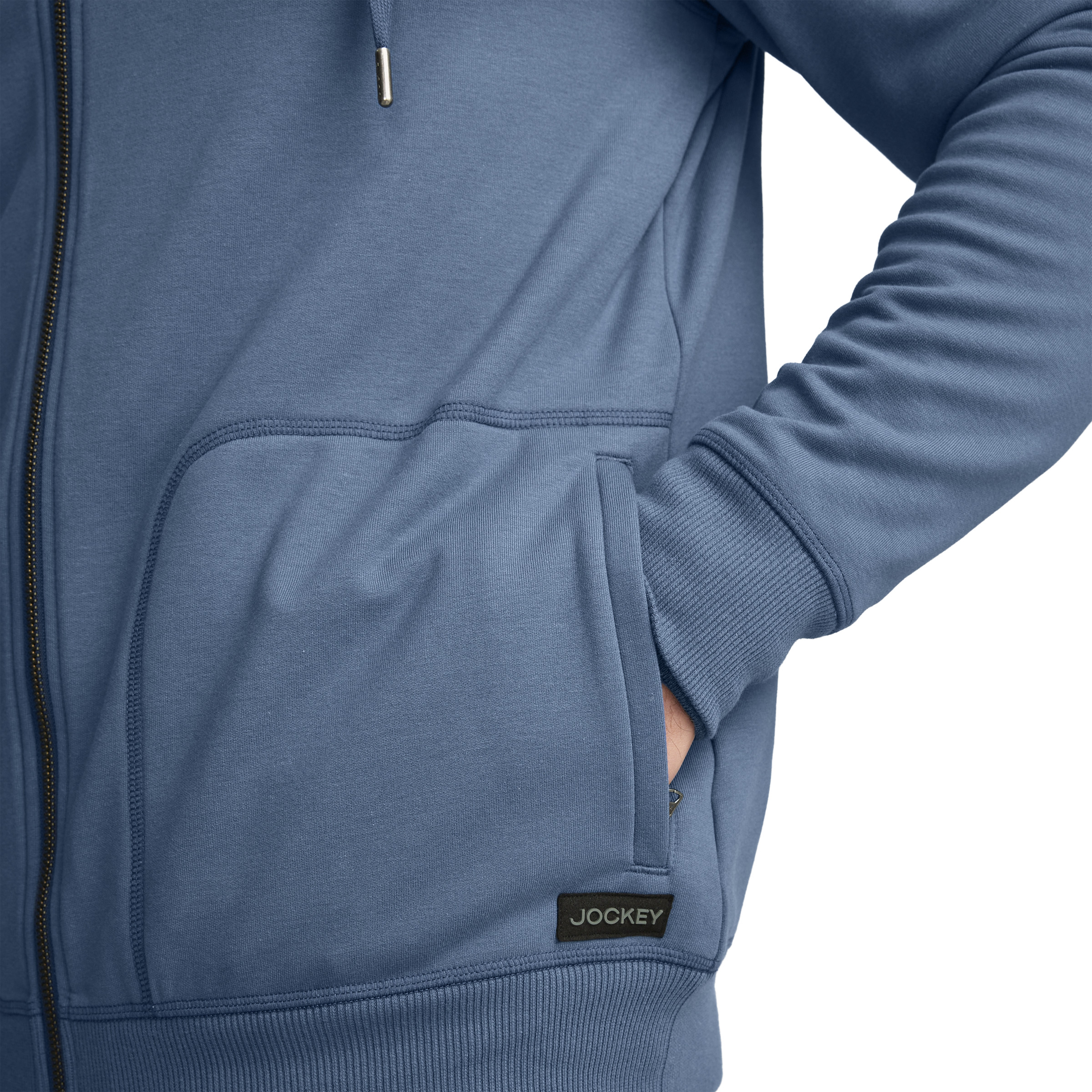 Jockey Men's Full Zip Fleece Hoodie