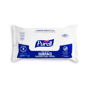 Gojo, PURELL® Healthcare Surface Disinfecting Wipes  ,  72 Wipes/Container